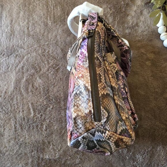 Aimee Kestenberg Fifth Ave Convertible Snake Leather Crossbody Shoulder Bag NWT - Picture 16 of 16